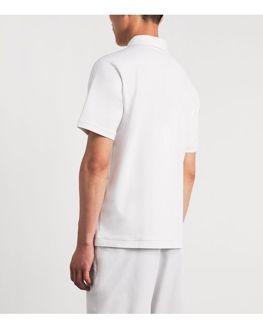 vuori White Ponto Performance Polo Shirt for men