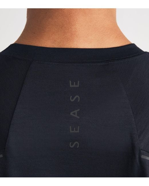 Sease Blue Merino Wool Base Layer for men