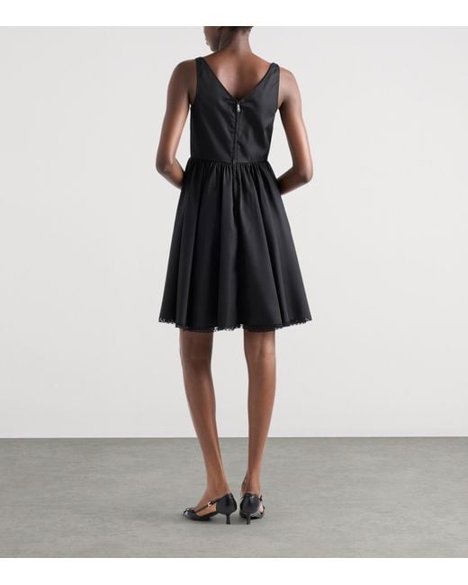 Prada Black Re-Nylon Mini Dress
