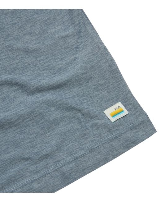 vuori Blue Strato Tech T-Shirt for men