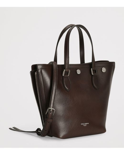 Dolce & Gabbana Multicolor Leather Atene Tote Bag for men