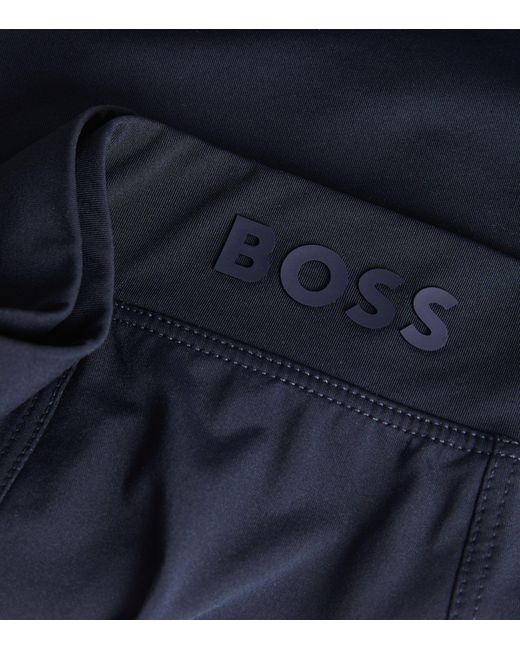 Boss Blue Energy Logo Trunks for men