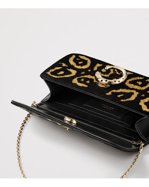 Cartier Black Mini Beaded Panthère De Shoulder Bag