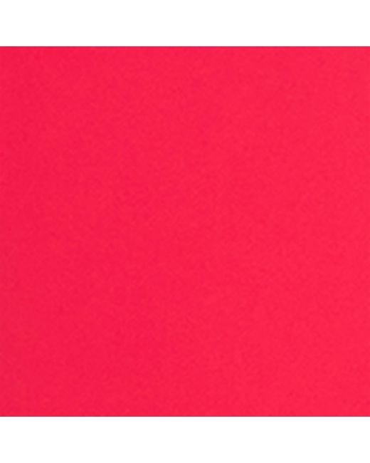 LEO LIN Red Appliqué Emily Midi Dress