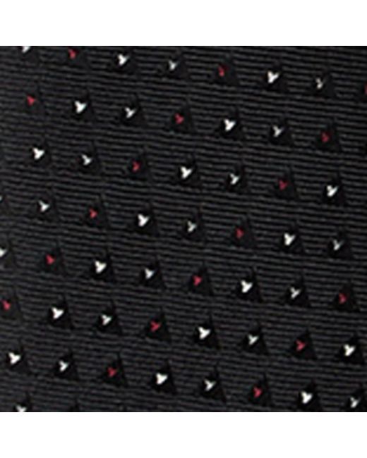 Brunello Cucinelli Black Silk Jacquard Tie for men