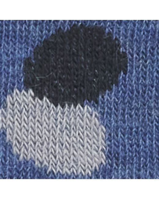 Paul Smith Blue Polka Dot Socks for men