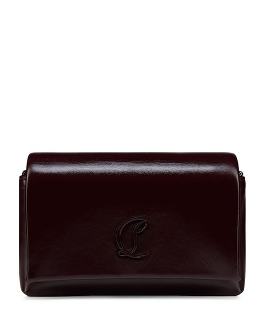Christian Louboutin Purple Small Loubi54 Soft Shoulder Bag