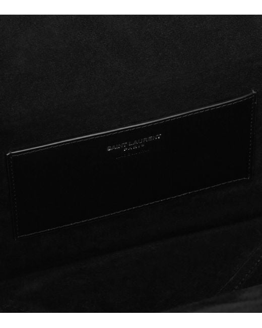 Saint Laurent Black Embossed Take-Away Box Bag