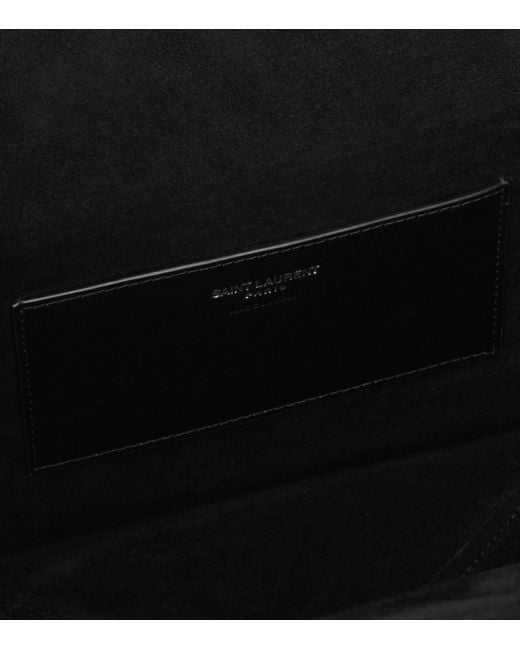 Saint Laurent Black Embossed Take-Away Box Bag