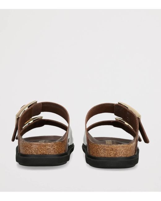 Birkenstock Brown Leather Arizona Sandals