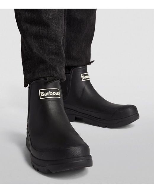Barbour Black Nimbus Wellington Boots for men