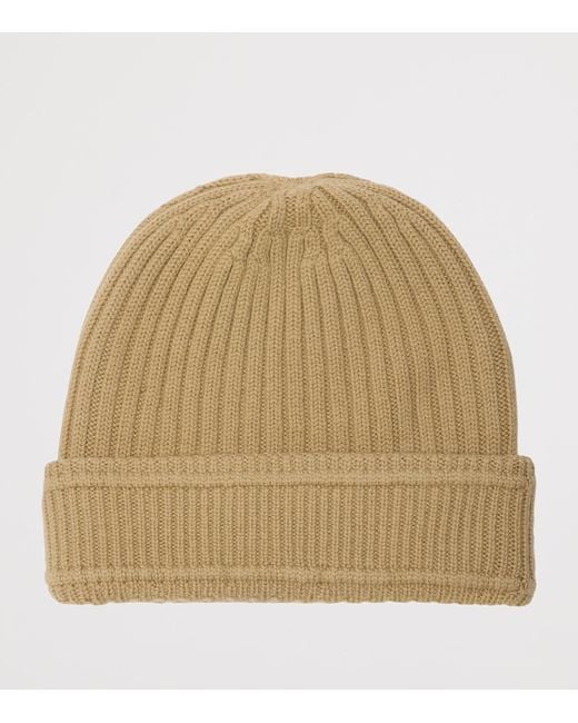 Burberry Natural Wool Logo Beanie for men