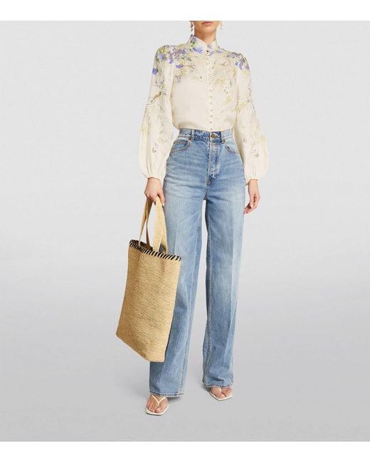 Zimmermann Natural Floral Harmony Blouse