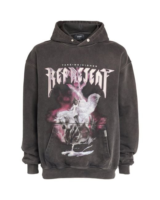 Represent Gray Take Me Higher Hoodie for men