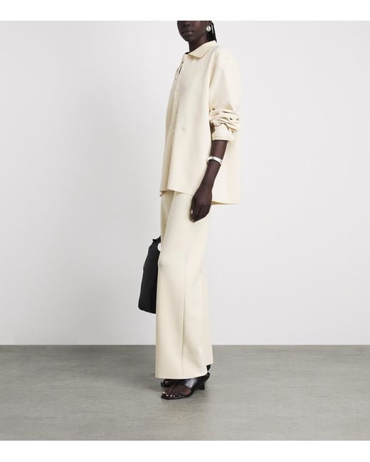 Birrot White Lay 2 Straight Trousers