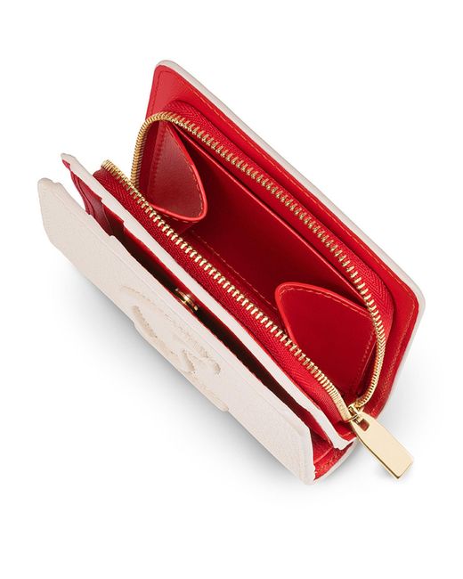 Christian Louboutin Pink By My Side Leather Wallet