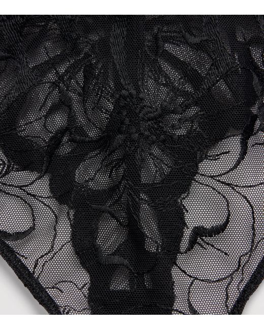 Chantelle Gray Fleurs Tanga Briefs
