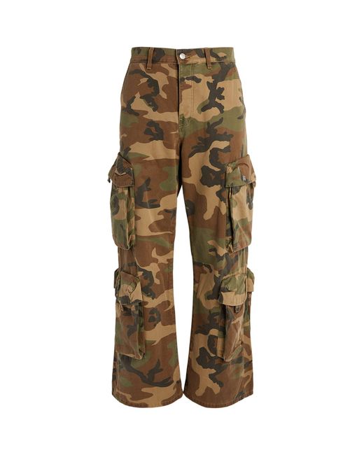 Amiri Natural Camouflage Cargo Trousers for men