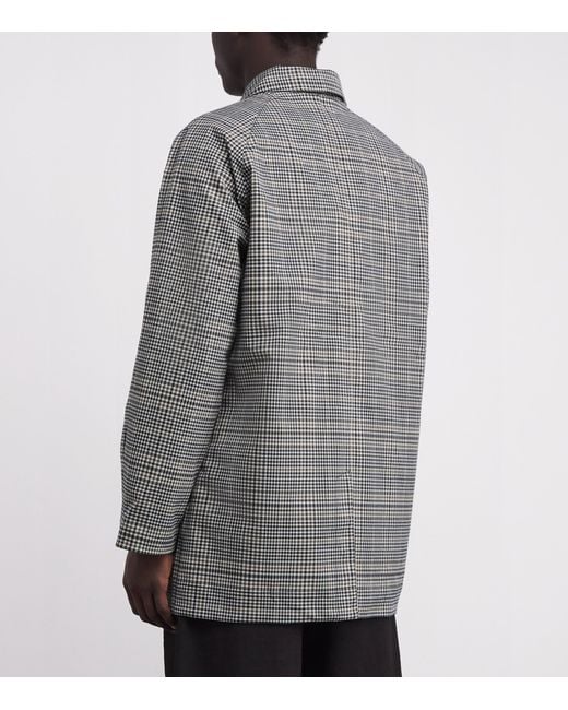 Barbour Gray Check Rokig Waterproof Jacket for men