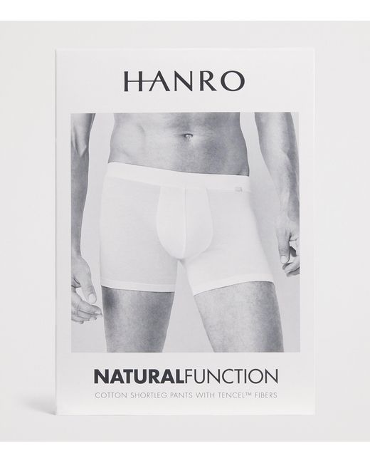 Hanro White Natural Function Trunks for men