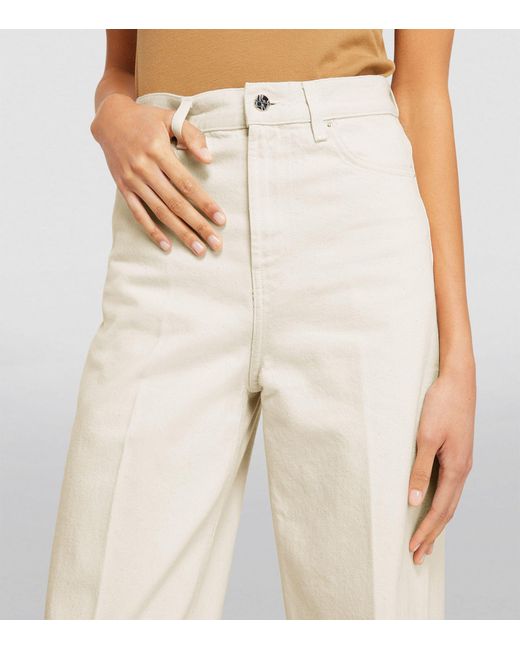 Totême  Natural Organic Cotton Wide-leg Jeans