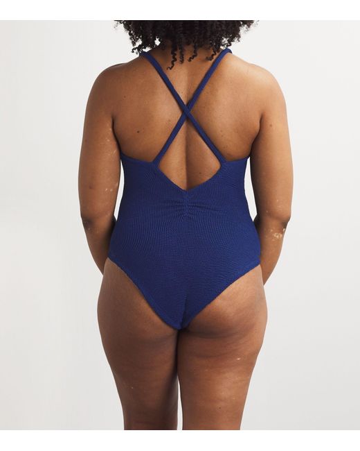 Hunza G Blue Bette Swimsuit