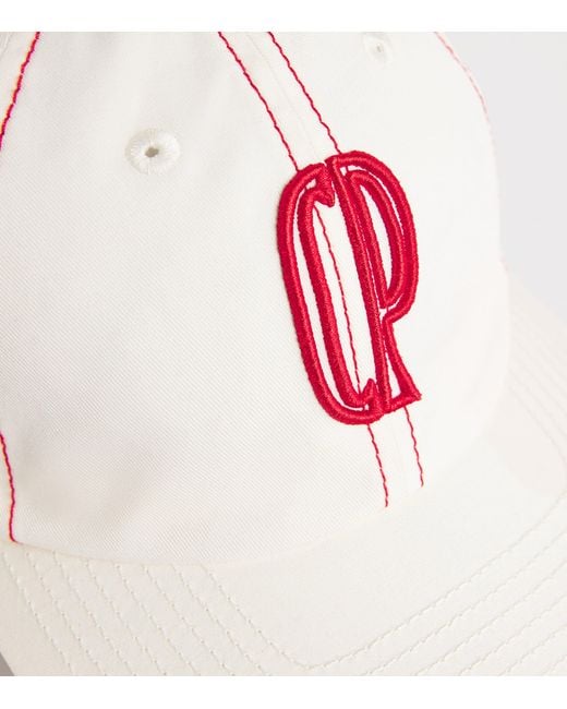 Claudie Pierlot White Cotton Logo Baseball Cap