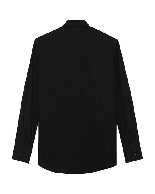 Saint Laurent Black Classic Cotton Shirt for men