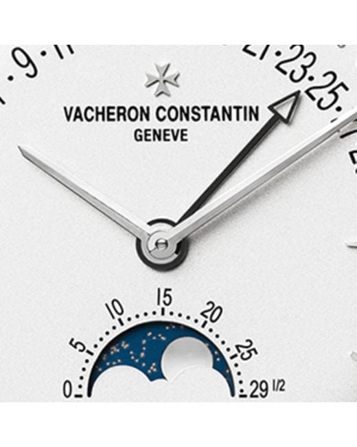 Vacheron Constantin Gray Patrimony Moon Phase Retrograde Date Watch for men