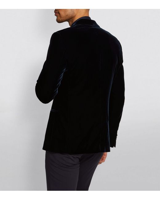 Giorgio Armani Black Tailored Blazer for men