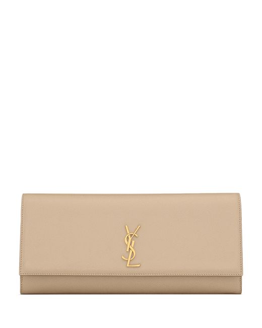 Saint Laurent Natural Kate Chain Wallet