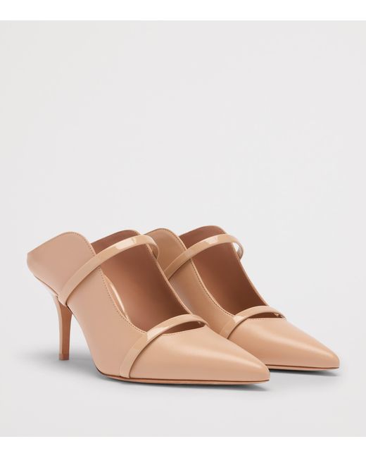 Malone Souliers Pink Leather Maureen Mules 70