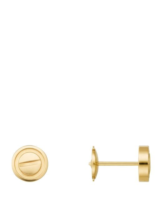 Cartier White Love Stud Earrings