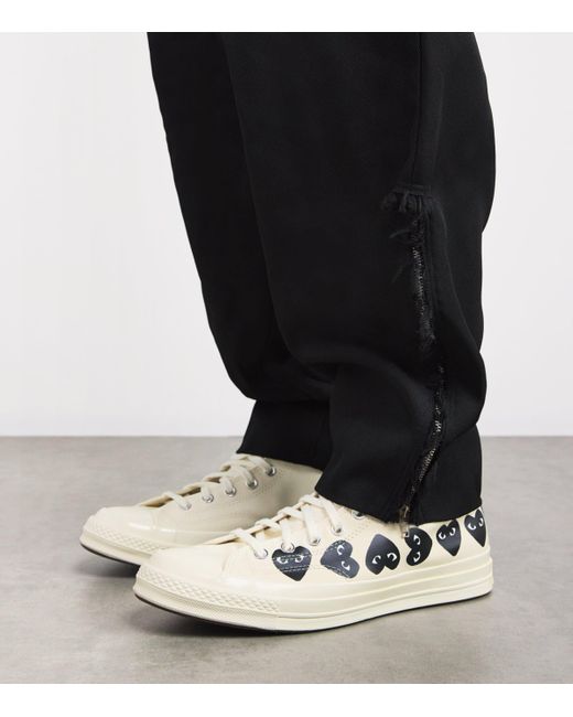 COMME DES GARÇONS PLAY White X Converse Heart Chuck Taylor All Star '70 High-Top Sneakers for men