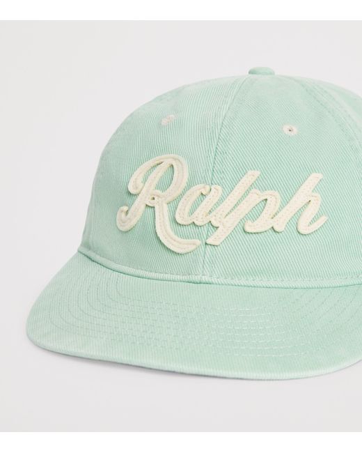 Polo Ralph Lauren Green Twill Logo Baseball Cap for men