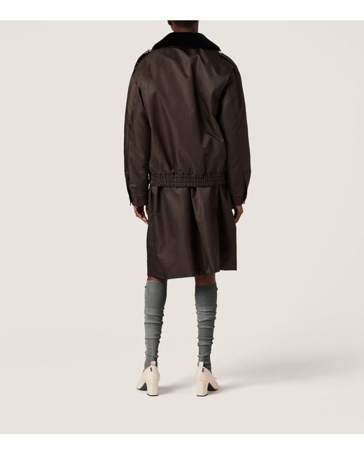Miu Miu Black Technical Gazar Bomber Jacket