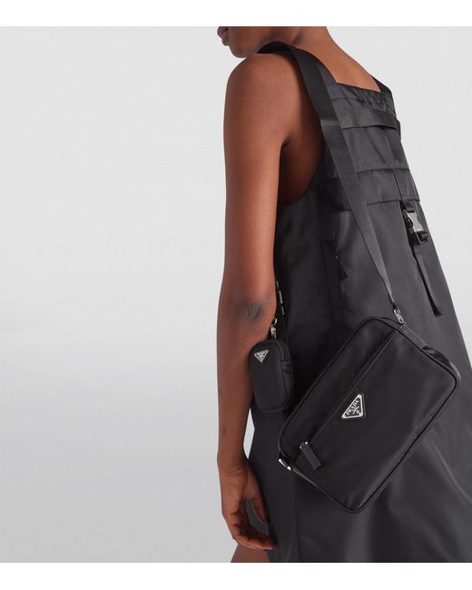 Prada Black Re-Nylon Nylon Shoulder Bag