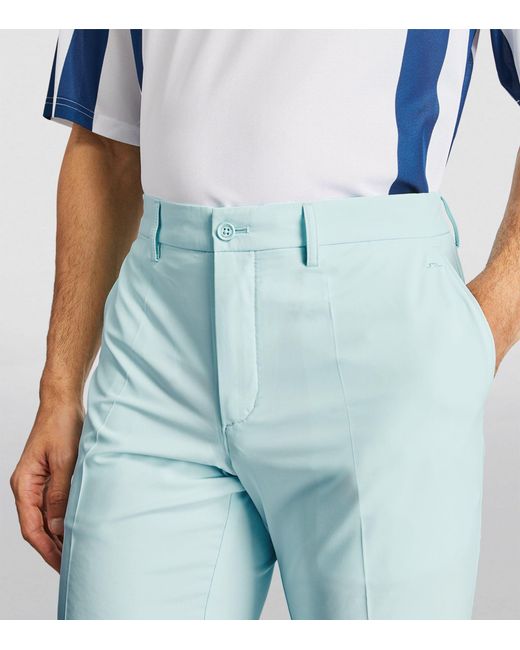 J.Lindeberg Blue Somle Tailored Shorts for men