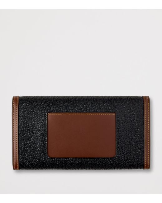 Mulberry Black Scotchgrain Darley Wallet