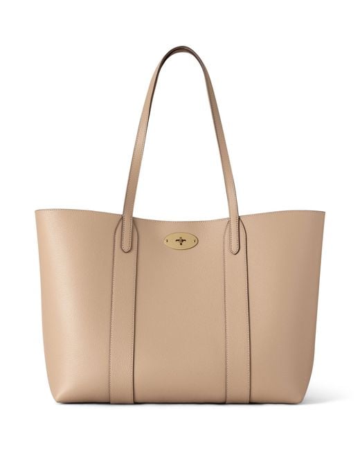 Mulberry Natural Small Leather Bayswater Tote Bag
