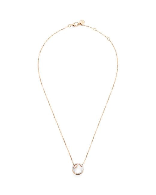 Pomellato Metallic And Diamond Together Necklace