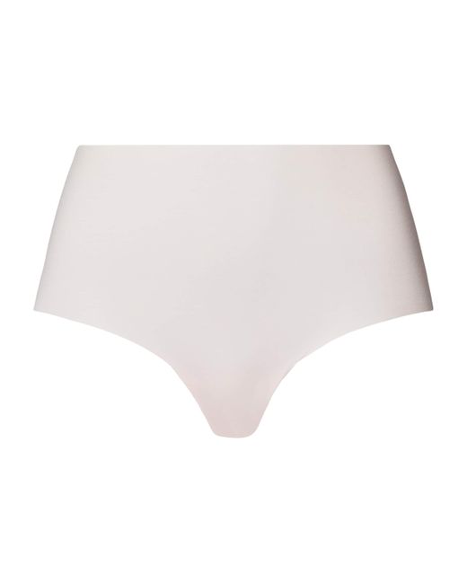 Hanro White Invisible Cotton Maxi Briefs