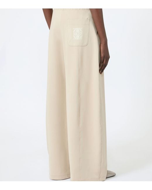 Max Mara Natural Jersey Drawstring Sweatpants