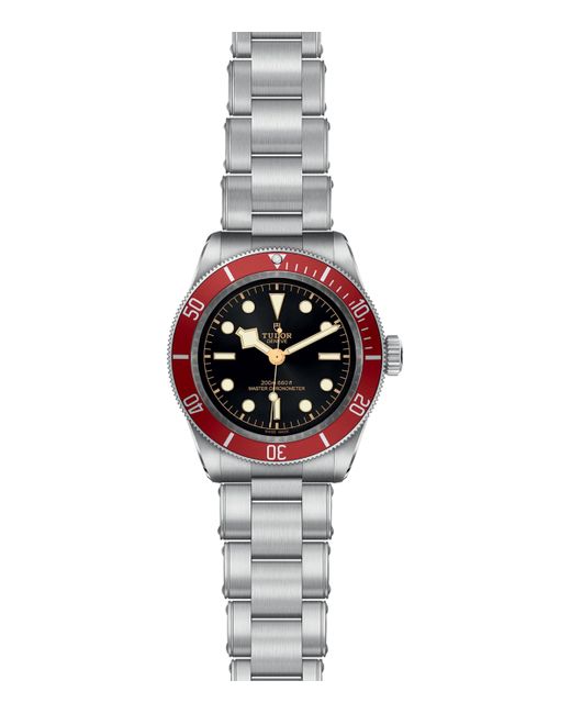 Tudor Metallic Stainless Steel Bay Watch for men