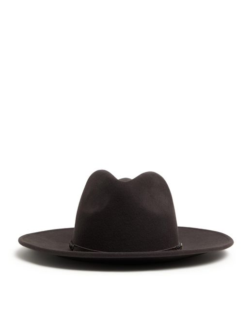 Barbour Black Wool Tack Fedora