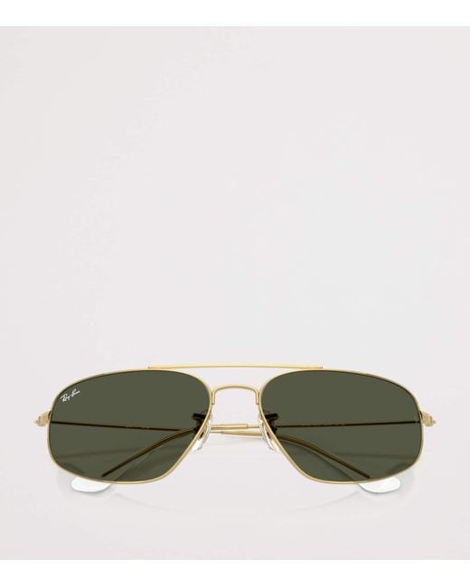 Ray-Ban Green Rectangle Sunglasses