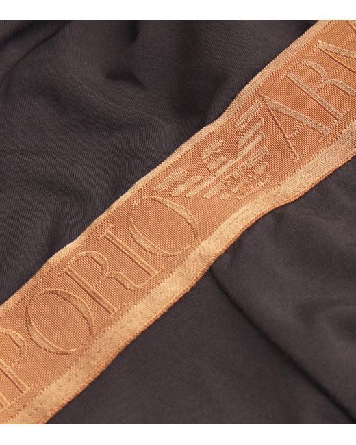 Emporio Armani Gray Soft Modal Trunks for men