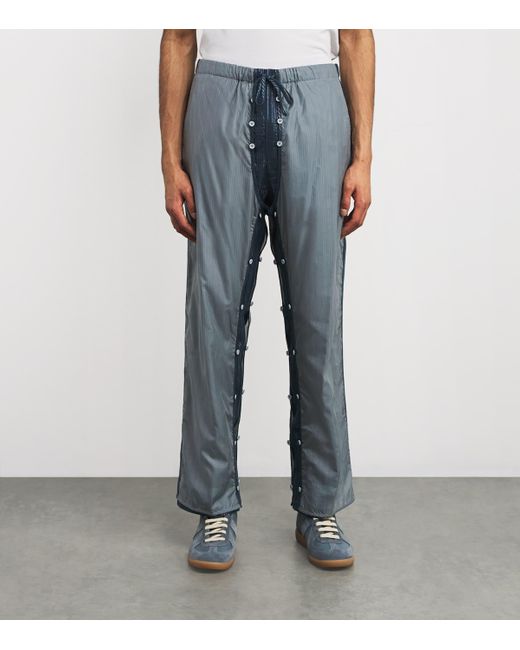 Craig Green Blue Cotton-Blend 2-In-1 Trousers for men