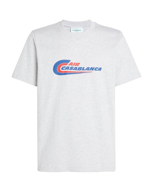 CASABLANCA White Air T-shirt for men