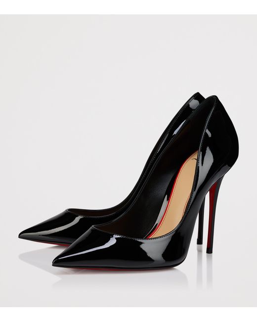 Christian Louboutin Black La Pigalle 100 Patent Pumps